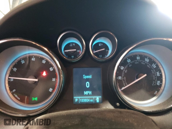 2014 Buick Verano with VIN 1G4PP5SKXE4131440, listed as a Copart auction lot 63250235 with 133,804 mi miles and Salvage title. Bid and sale history available at DreamBid. Image 9.