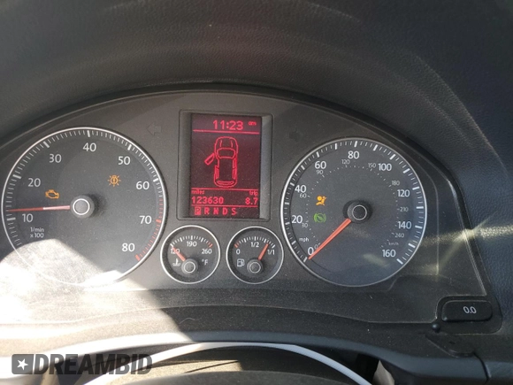 2008 Volkswagen Eos 3.2L with VIN WVWDB71F38V039347, listed as a Copart auction lot 72598194 with 123,630 mi miles and Salvage Title. Bid and sale history available at DreamBid. Image 9.