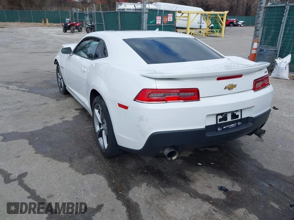 2014 Chevrolet Camaro LT with VIN 2G1FB1E36E9267615, listed as a IAAI auction lot 41741684 with 99,052 mi miles. Bid and sale history available at carsss.com. Image 3.