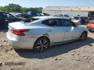 2017 Nissan Maxima SV with VIN 1N4AA6AP4HC418058, listed as a Copart auction lot 60500965 with 154,308 mi miles and Salvage title. Bid and sale history available at DreamBid. Image 3.