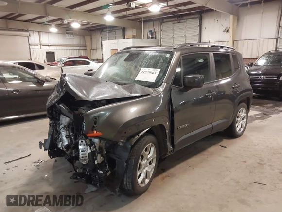 2018 Jeep Renegade Latitude z VIN ZACCJABB0JPH53344, wystawiony jako IAAI lot #41529063 z przebiegiem 102 758 mil mil oraz . Historia ofert i sprzedaży dostępna na DreamBid. Obrazek 2.