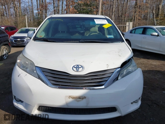 2014 Toyota Sienna Ltd with VIN 5TDDK3DC9ES081022, listed as a IAAI auction lot 41183921 with 1 mi miles. Bid and sale history available at carsss.com. Image 11.