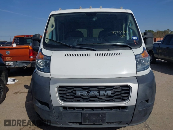 2020 Ram ProMaster Cargo with VIN 3C6TRVAG5LE123937, listed as a IAAI auction lot 41737048 with 168,021 mi miles and . Bid and sale history available at DreamBid. Image 12.