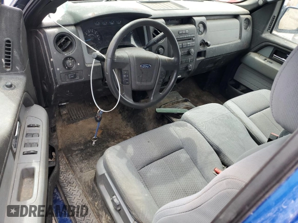 2014 Ford F-150 XL with VIN 1FTFX1EF4EFB95596, listed as a Copart auction lot 49229315 with 0 mi miles and Salvage Title. Bid and sale history available at carsss.com. Image 8.
