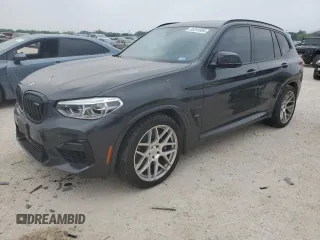 2020 BMW X3 M Competition with VIN 5YMTS0C0XL9B70198, listed as a Copart auction lot 56291694 with 46,040 mi miles and Salvage Title. Bid and sale history available at carsss.com. Image 1.