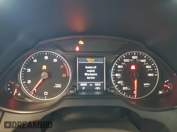 2011 Audi Q5 Premium Plus with VIN WA1LFAFP5BA022749, listed as a Copart auction lot 63590175 with 90,835 mi miles and Salvage title. Bid and sale history available at DreamBid. Image 9.