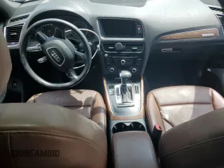 2013 Audi Q5 Premium with VIN WA1CFAFP8DA059460, listed as a Copart auction lot 54691185 with Not provided miles and Salvage title. Bid and sale history available at DreamBid. Image 8.