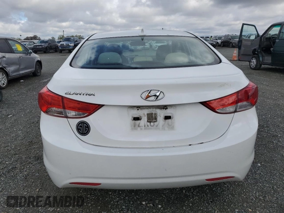 2012 Hyundai Elantra Limited z VIN 5NPDH4AE6CH071528, wystawiony jako Copart lot #49171385 z przebiegiem 117 352 mil mil oraz Szkoda całkowita • Salvage title. Historia ofert i sprzedaży dostępna na DreamBid. Obrazek 6.