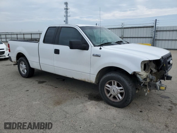 2007 Ford F-150 XL with VIN 1FTPX12557NA26440, listed as a Copart auction lot 41621445 with 184,854 mi miles and Salvage Title. Bid and sale history available at carsss.com. Image 4.