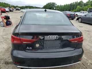 2017 Audi A3 Sedan Premium with VIN WAUAUGFF4H1075011, listed as a Copart auction lot 54967784 with 84,035 mi miles and Salvage Title. Bid and sale history available at carsss.com. Image 6.