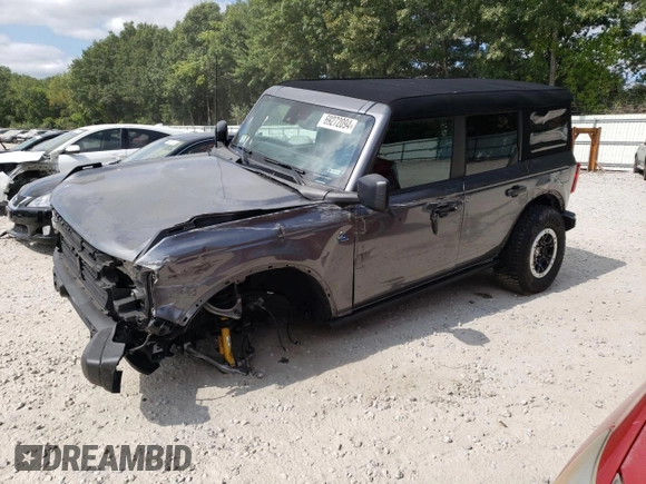 2023 Ford Bronco with VIN 1FMEE5DH4PLB12356, listed as a Copart auction lot 69272094 with 32,392 mi miles and Salvage Title. Bid and sale history available at DreamBid. Image 1.