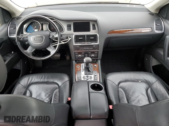2012 Audi Q7 Premium Plus with VIN WA1LGAFE8CD002054, listed as a Copart auction lot 61968375 with Not provided miles and Salvage title. Bid and sale history available at DreamBid. Image 8.