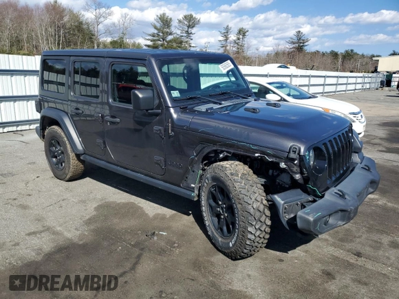 2020 Jeep Wrangler Unlimited Sport S z VIN 1C4HJXDG8LW242701, wystawiony jako Copart lot #50560505 z przebiegiem 73 206 mil mil oraz Szkoda całkowita • Salvage title. Historia ofert i sprzedaży dostępna na DreamBid. Obrazek 4.