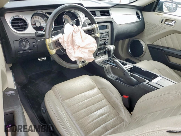 2011 Ford Mustang V6 with VIN 1ZVBP8AM3B5138512, listed as a Copart auction lot 57578485 with 91,950 mi miles and Salvage title. Bid and sale history available at DreamBid. Image 8.