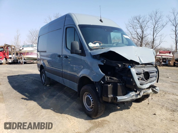 2021 Mercedes-Benz Sprinter with VIN W1Y4EBVY4MT082599, listed as a Copart auction lot 44882634 with 22,930 mi miles and . Bid and sale history available at DreamBid. Image 4.