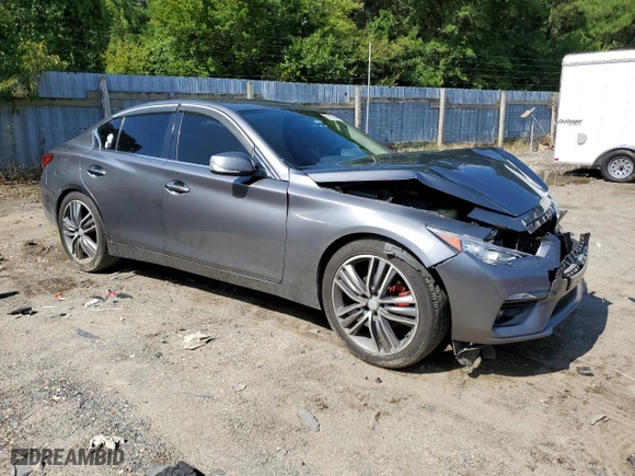 2018 Infiniti Q50 2.0t PURE with VIN JN1CV7AP4JM400210, listed as a Copart auction lot 67442844 with 90,379 mi miles and Salvage Title. Bid and sale history available at carsss.com. Image 4.
