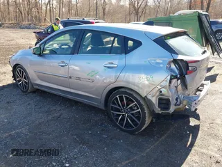 2024 Subaru Impreza Sport with VIN JF1GUAFC9R8375996, listed as a IAAI auction lot 41796228 with 12,691 mi miles. Bid and sale history available at carsss.com. Image 3.