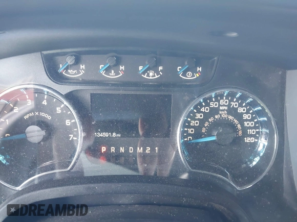 2014 Ford F-150 XL with VIN 1FTFW1CF1EFA41871, listed as a IAAI auction lot 42060338 with 134,591 mi miles. Bid and sale history available at carsss.com. Image 7.