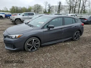 2022 Subaru Impreza Special Sports with VIN 4S3GTAM61N3728121, listed as a Copart auction lot 55830535 with 16,515 mi miles and Salvage title. Bid and sale history available at DreamBid. Image 1.