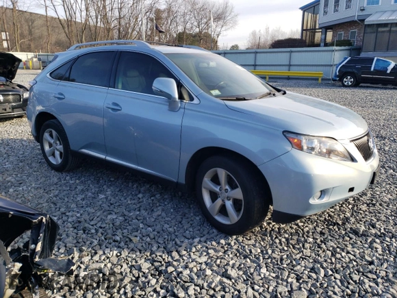 2010 Lexus RX 350 with VIN 2T2BK1BA2AC068169, listed as a Copart auction lot 50873145 with 123,021 mi miles and Clean title. Bid and sale history available at DreamBid. Image 4.
