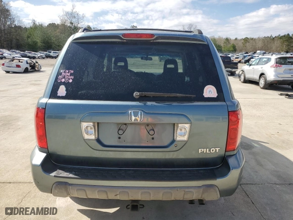 2005 Honda Pilot EX-L with RES with VIN 2HKYF18685H515886, listed as a Copart auction lot 49226655 with 244,135 mi miles and Salvage Title. Bid and sale history available at carsss.com. Image 6.