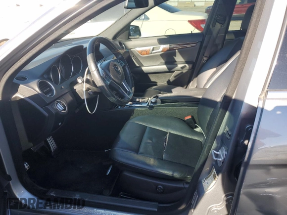 2013 Mercedes-Benz C 250 Sport with VIN WDDGF4HBXDR252243, listed as a Copart auction lot 43902225 with 116,027 mi miles and Salvage Title. Bid and sale history available at DreamBid. Image 7.