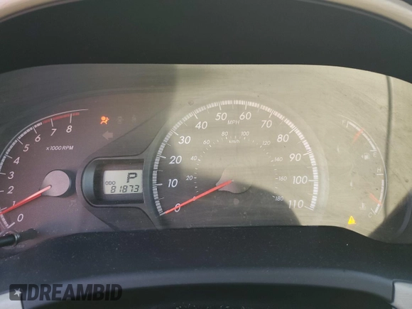 2013 Toyota Sienna LE AAS with VIN 5TDKK3DC6DS328311, listed as a Copart auction lot 80365703 with 81,873 mi miles and Salvage title. Bid and sale history available at DreamBid. Image 9.