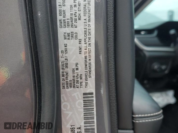 2023 Jeep Grand Cherokee Limited with VIN 1C4RJKBGXP8855861, listed as a Copart auction lot 55967885 with 50,179 mi miles and Salvage title. Bid and sale history available at DreamBid. Image 13.