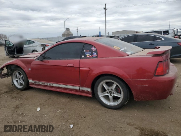 2003 Ford Mustang GT Deluxe with VIN 1FAFP42X73F394014, listed as a Copart auction lot 50248865 with 0 mi miles and Salvage Title. Bid and sale history available at carsss.com. Image 2.