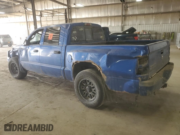 2007 Dodge Dakota SLT with VIN 1D7HW48P37S228475, listed as a Copart auction lot 73097054 with 188,615 mi miles and Salvage Title. Bid and sale history available at carsss.com. Image 2.