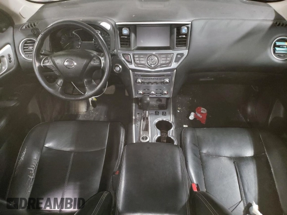 2017 Nissan Pathfinder Platinum with VIN 5N1DR2MM2HC612061, listed as a Copart auction lot 58621965 with 116,349 mi miles and Salvage title. Bid and sale history available at DreamBid. Image 8.