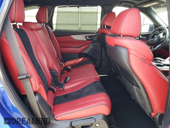2022 Acura MDX w/A-Spec Package with VIN 5J8YE1H02NL041977, listed as a Copart auction lot 54224465 with 54,585 mi miles and Salvage title. Bid and sale history available at DreamBid. Image 11.