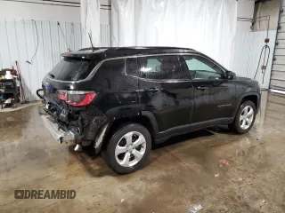 2022 Jeep Compass Latitude with VIN 3C4NJDBB0NT122375, listed as a Copart auction lot 46575035 with 18,765 mi miles and Salvage Title. Bid and sale history available at DreamBid. Image 3.