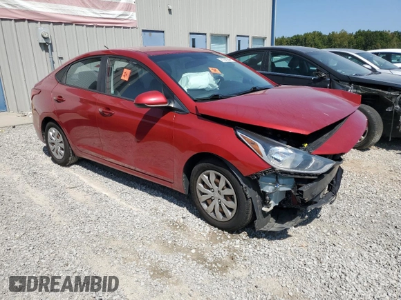 2018 Hyundai Accent SEL with VIN 3KPC24A36JE027154, listed as a Copart auction lot 71101934 with 76,717 mi miles and Salvage Title. Bid and sale history available at carsss.com. Image 4.
