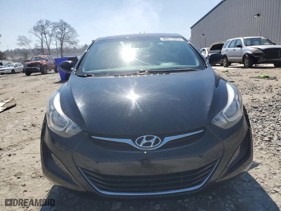 2014 Hyundai Elantra Limited with VIN 5NPDH4AE5EH467145, listed as a Copart auction lot 48417375 with 125,666 mi miles and Salvage Title. Bid and sale history available at carsss.com. Image 5.