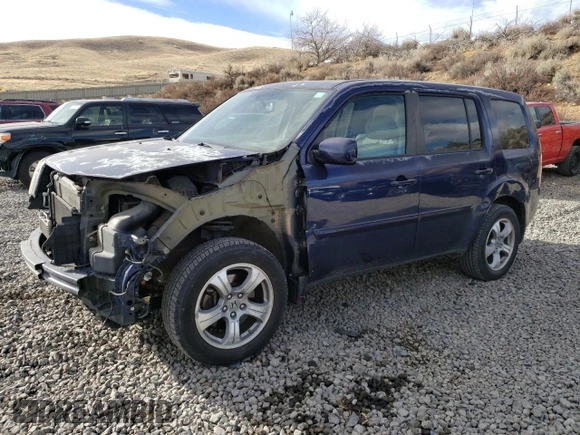 2013 Honda Pilot EX-L with VIN 5FNYF4H58DB065159, listed as a Copart auction lot 42547665 with 92,137 mi miles and Salvage Title. Bid and sale history available at DreamBid. Image 1.