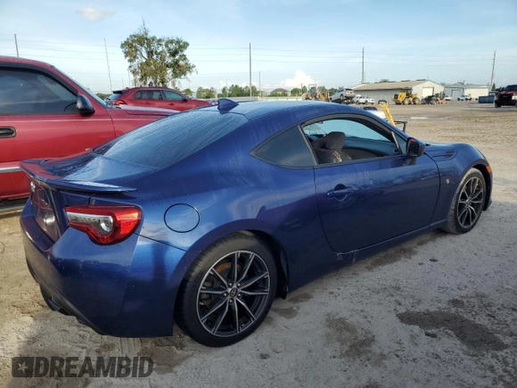 2017 Toyota 86 with VIN JF1ZNAA15H8703473, listed as a Copart auction lot 73798314 with 41,876 mi miles and Salvage Title. Bid and sale history available at carsss.com. Image 3.