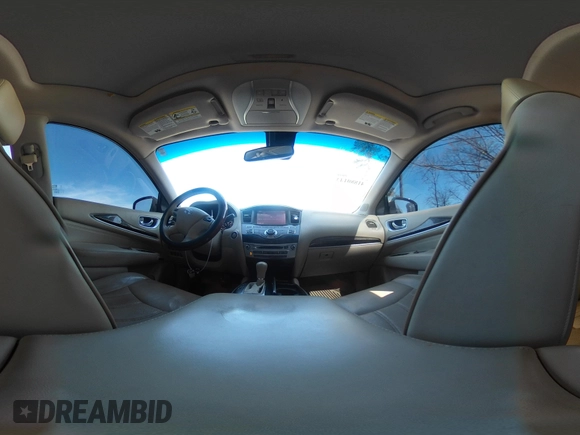 2014 Infiniti QX60 with VIN 5N1AL0MM0EC555055, listed as a IAAI auction lot 41880143 with 128,536 mi miles and . Bid and sale history available at carsss.com. Image 19.
