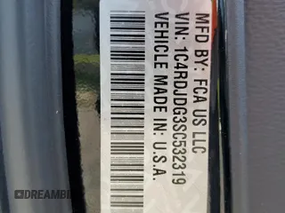 2025 Dodge Durango GT with VIN 1C4RDJDG3SC532319, listed as a Copart auction lot 63619265 with Not provided miles and Salvage title. Bid and sale history available at DreamBid. Image 14.