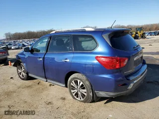 2017 Nissan Pathfinder S with VIN 5N1DR2MM3HC668607, listed as a Copart auction lot 86807884 with 167,421 mi miles and Salvage Title. Bid and sale history available at carsss.com. Image 2.