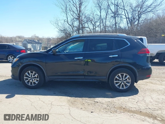2019 Nissan Rogue SV with VIN KNMAT2MV5KP553265, listed as a IAAI auction lot 41761913 with 106,359 mi miles and . Bid and sale history available at DreamBid. Image 15.