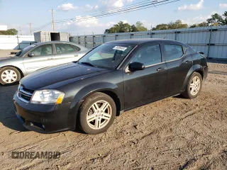 2011 Dodge Avenger Lux with VIN 1B3BD2FB5BN514144, listed as a Copart auction lot 74589484 with 112,632 mi miles and Salvage Title. Bid and sale history available at DreamBid. Image 1.