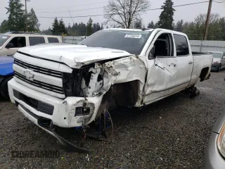 2016 Chevrolet Silverado 3500HD LTZ with VIN 1GC4K0C87GF249917, listed as a Copart auction lot 87246614 with 102,877 mi miles and Salvage Title. Bid and sale history available at carsss.com. Image 1.