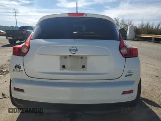 2014 Nissan Juke S with VIN JN8AF5MR2ET451353, listed as a Copart auction lot 80444344 with 138,710 mi miles and Salvage Title. Bid and sale history available at DreamBid. Image 6.