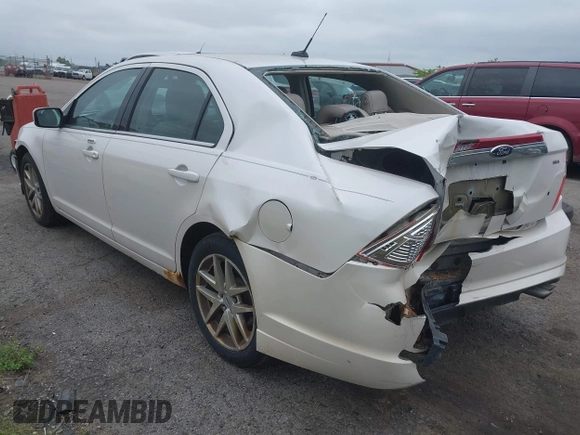 2012 Ford Fusion SEL with VIN 3FAHP0JA8CR363923, listed as a IAAI auction lot 42368056 with 175,681 mi miles and . Bid and sale history available at DreamBid. Image 3.