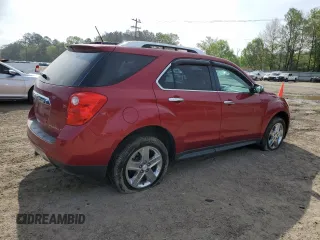 2015 Chevrolet Equinox LTZ with VIN 1GNALDEK6FZ118319, listed as a Copart auction lot 50417405 with 124,244 mi miles and Salvage Title. Bid and sale history available at carsss.com. Image 3.