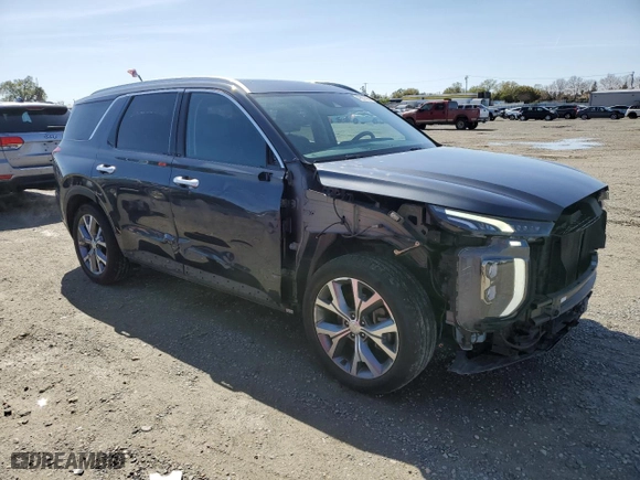 2020 Hyundai Palisade SEL with VIN KM8R4DHE5LU076034, listed as a Copart auction lot 49357385 with 92,533 mi miles and Salvage Title. Bid and sale history available at carsss.com. Image 4.