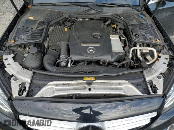 2016 Mercedes-Benz C 300 Luxury with VIN 55SWF4KB6GU098766, listed as a Copart auction lot 53771365 with 133,863 mi miles and Salvage Title. Bid and sale history available at DreamBid. Image 11.