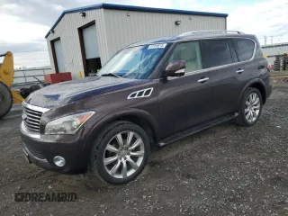 2011 Infiniti QX56 7-passenger z VIN JN8AZ2NE0B9004627, wystawiony jako Copart lot #57355615 z przebiegiem 242 036 mil mil oraz Czysty tytuł • Clean title. Historia ofert i sprzedaży dostępna na DreamBid. Obrazek 1.