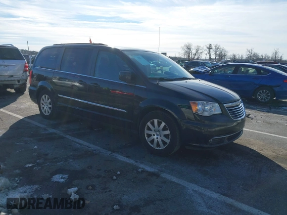 2016 Chrysler Town & Country Touring with VIN 2C4RC1BG7GR231704, listed as a IAAI auction lot 41306140 with 165,890 mi miles. Bid and sale history available at carsss.com. Image 1.